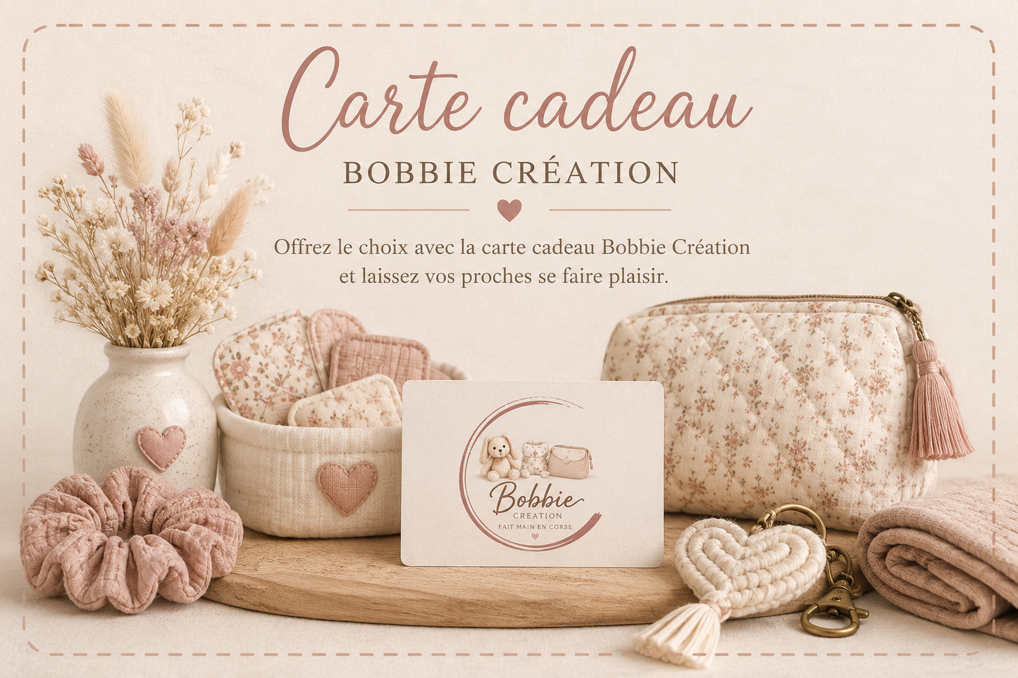 Carte cadeau Bobbie Création