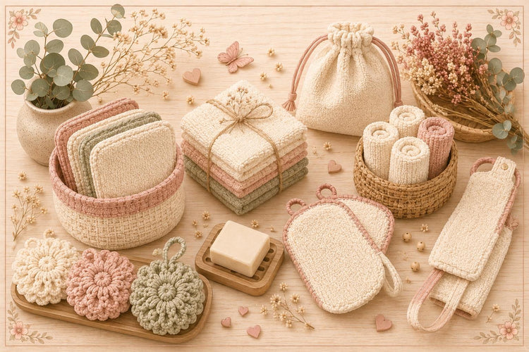 Les essentiels en éponge de Bambou