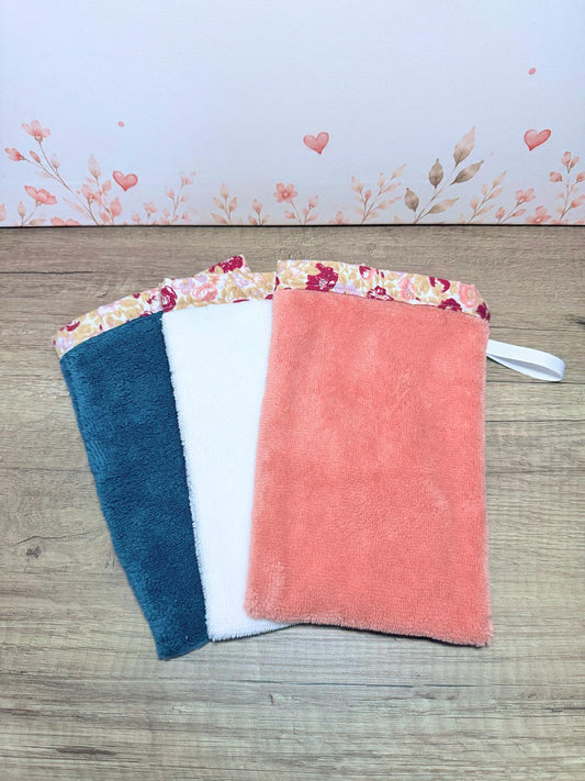 Gant de toilette en éponge de bambou – Rosalie
