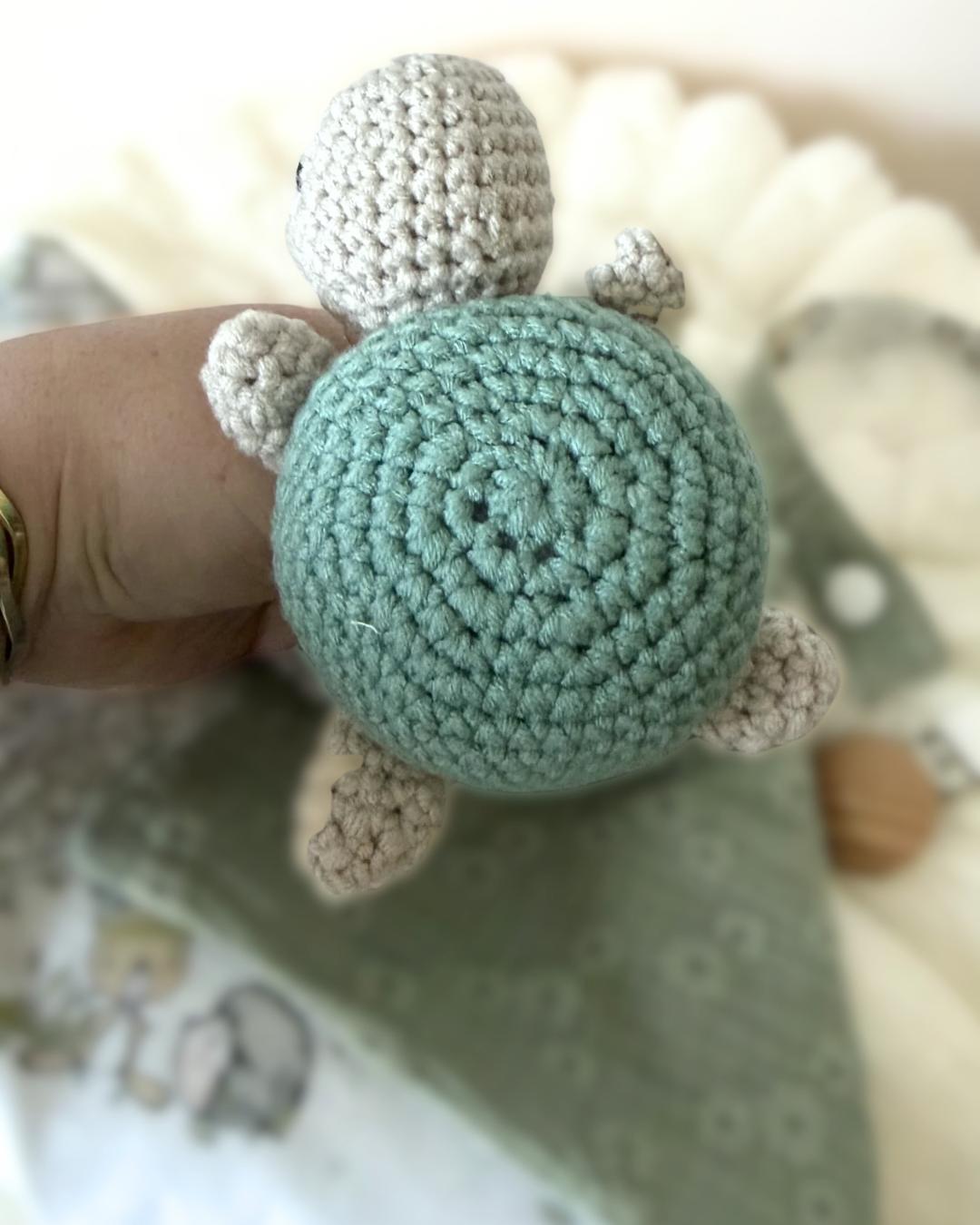 Doudou Premium Forêt – Tortue, Ours ou Lapin | Fait main