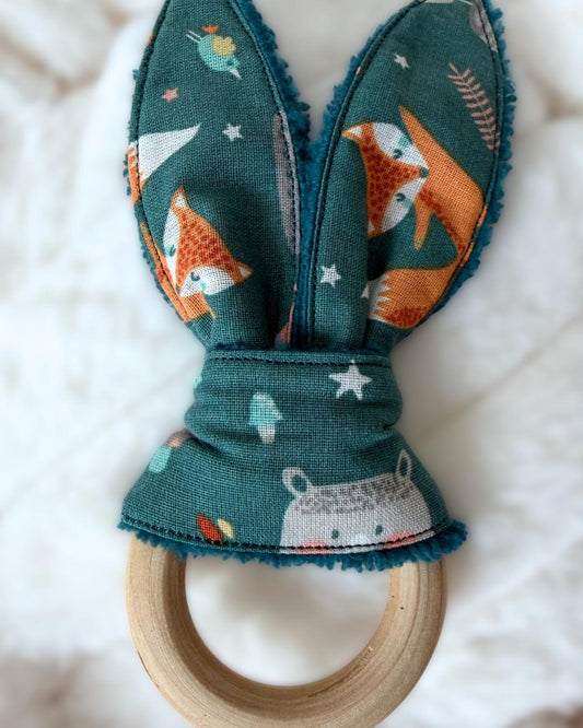 Anneau de dentition oreilles de lapin