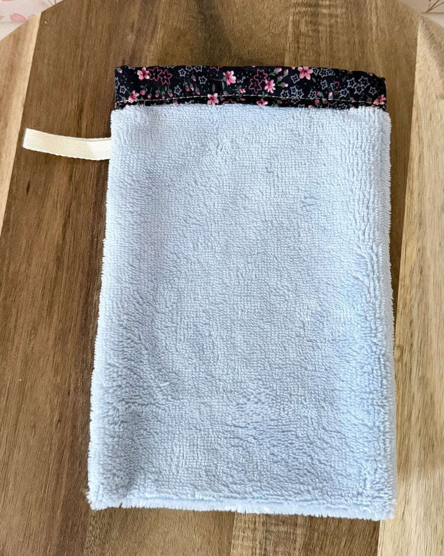 Gant de toilette en éponge de bambou – Fleur de Minuit