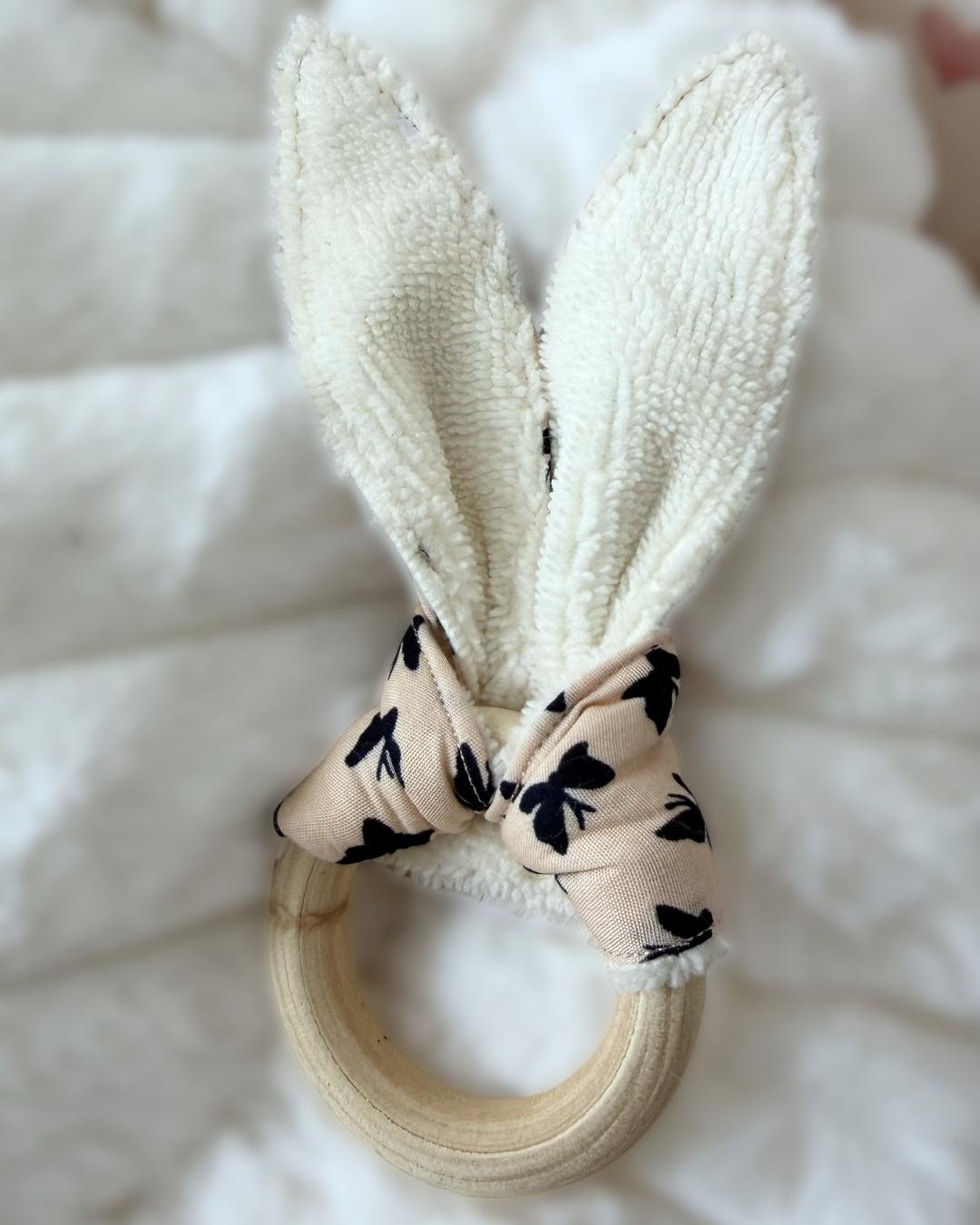 Anneau de dentition oreilles de lapin