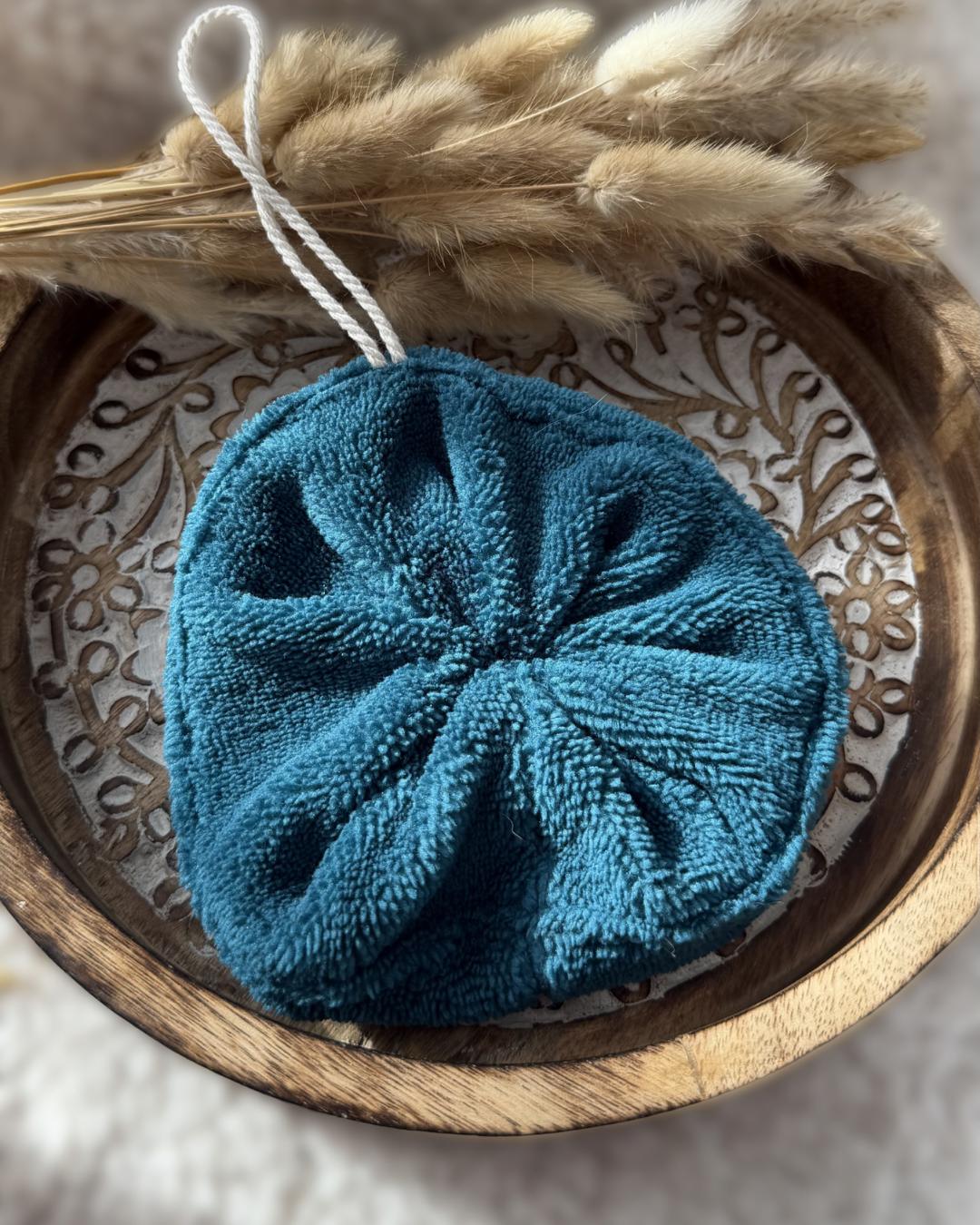 Fleur de douche en éponge de bambou