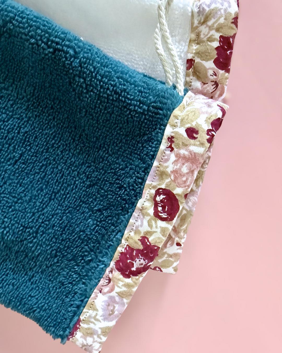 Gant de toilette lavable en éponge de bambou